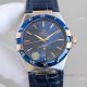 AAA Grade Swiss Replica Omega Constellation Gent's Watch Rose Gold and Blue (2)_th.jpg